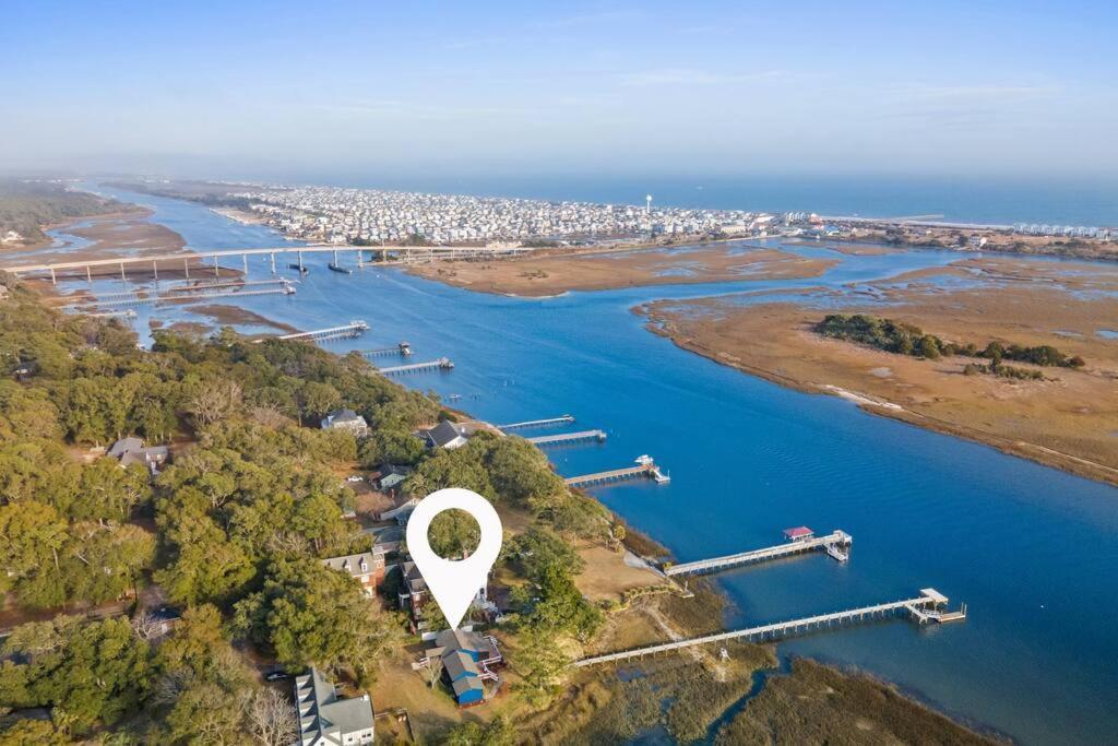 Dolphin Cove - Whole Waterfront House With Dock Villa Ocean Isle Beach Luaran gambar