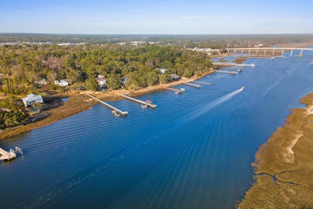 Dolphin Cove - Whole Waterfront House With Dock Villa Ocean Isle Beach Luaran gambar